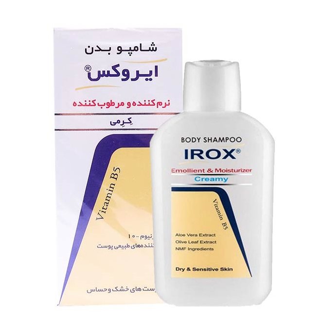 شامپو بدن نرم کننده و مرطوب کننده کرمی ایروکس