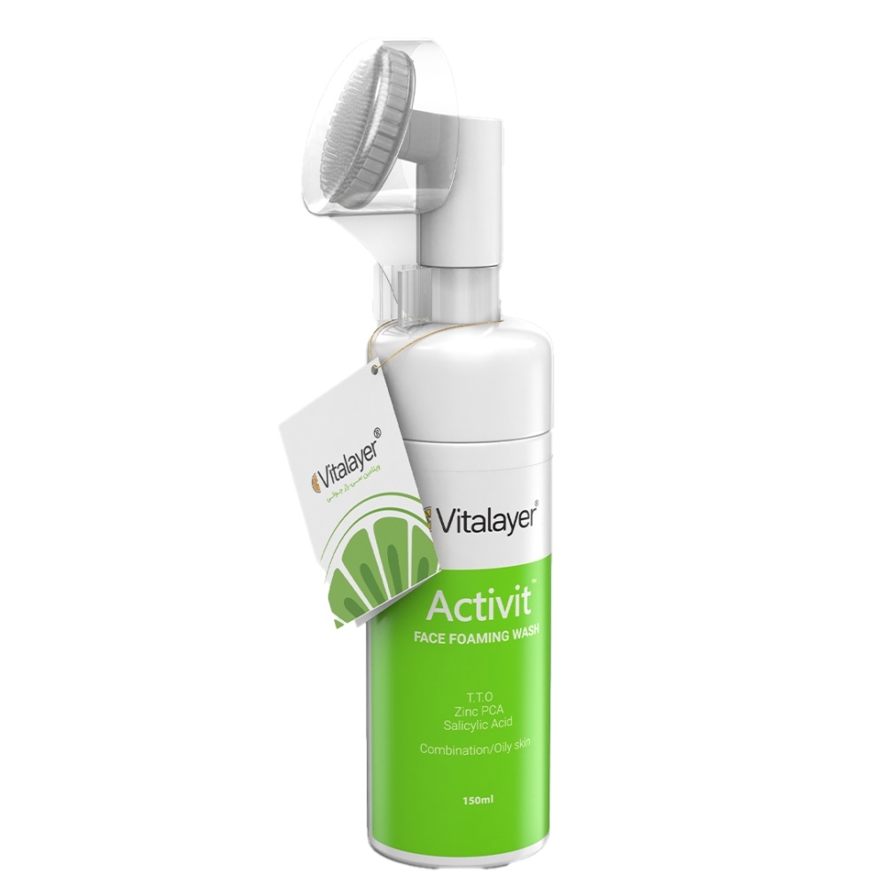 فوم شستشوی پوست چرب و مختلط صورت اکتی ویت ویتالیر  150 میل