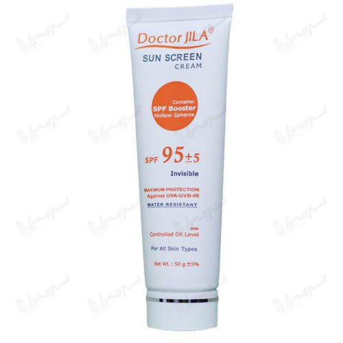 کرم ضدآفتاب فاقد چربی SPF95+5 دکتر ژیلا