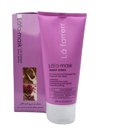 ماسک مو ترمیم کننده مخصوص موهای رنگ شده و آسیب دیده لافارر