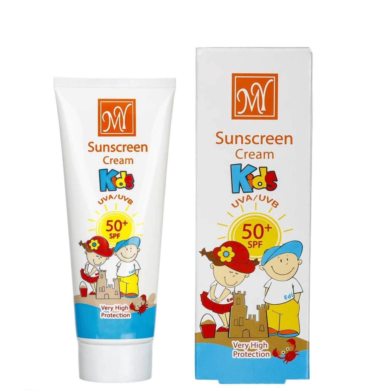 کرم ضدآفتاب کودک مای SPF50 حاوی روغن جوجوبا