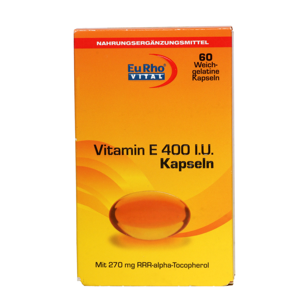 کپسول ویتامین ای 400 یوروویتال 60 عددی