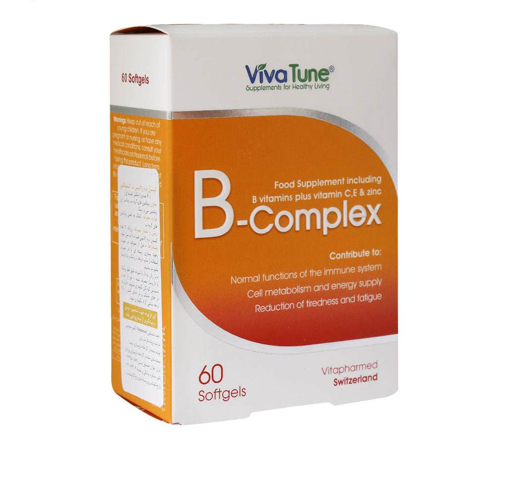 کپسول ژلاتینی نرم ب کمپلکس ویواتون 60 عددی