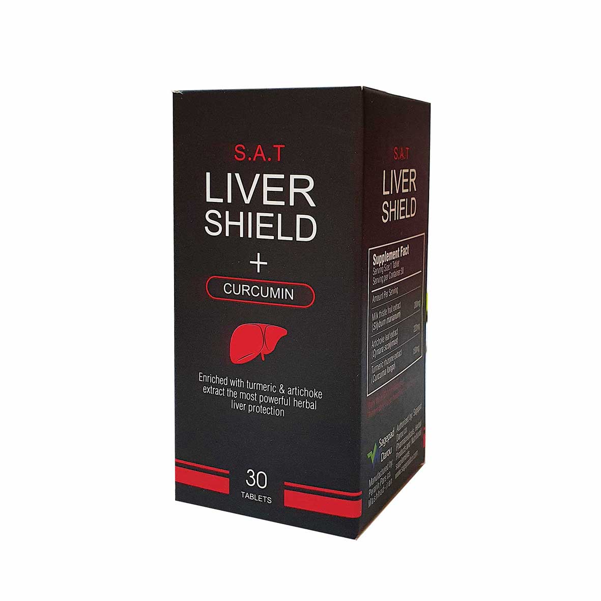 قرص لیور شیلد ساج پاد دارو 30 عددی
