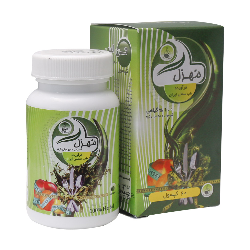 کپسول گیاهی لاغری تن لس (مُهزل) 500میلی گرم 60عددی آرتیمان