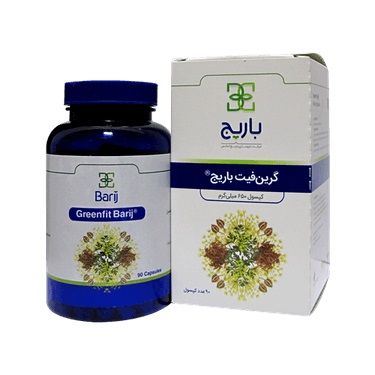 کپسول کاهش وزن گرین فیت 650میلی گرم باریج 90عددی