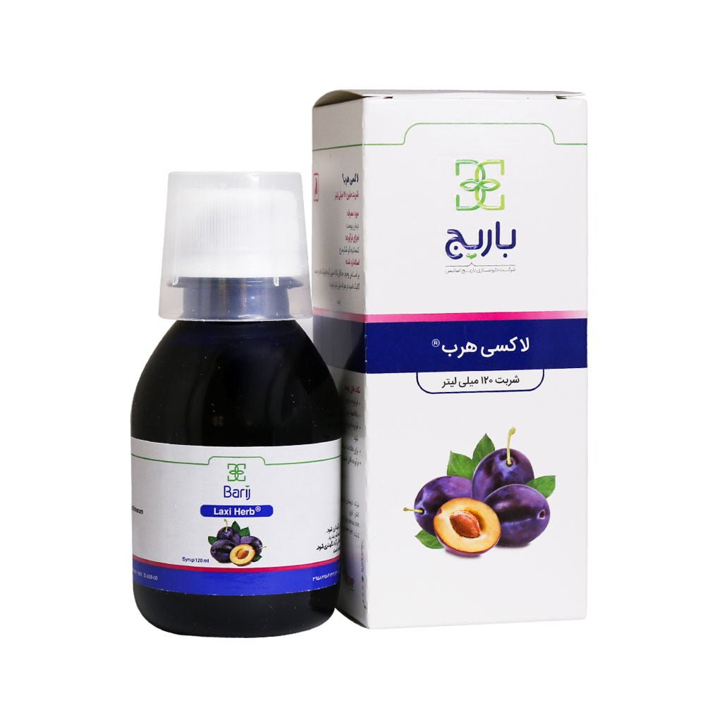 شربت ملین گیاهی لاکسی هرب 120 میل باریج
