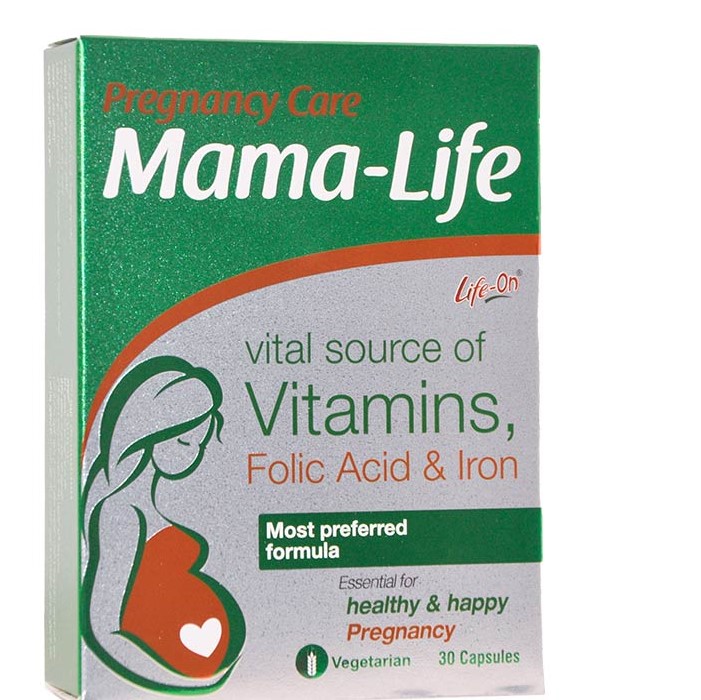 کپسول مکمل تغذیه ای ماما لایف 30 عددی