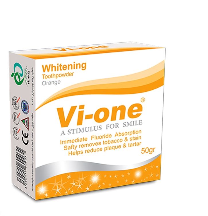 پودر سفید کننده دندان وی وان پرتقالی 50 گرم