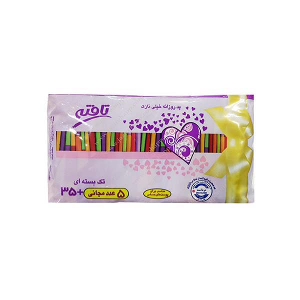 پد روزانه کتانی خیلی نازک تافته 35 عددی