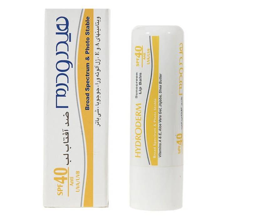 بالم ضدآفتاب لب SPF 40 هیدرودرم 4/5 گرم