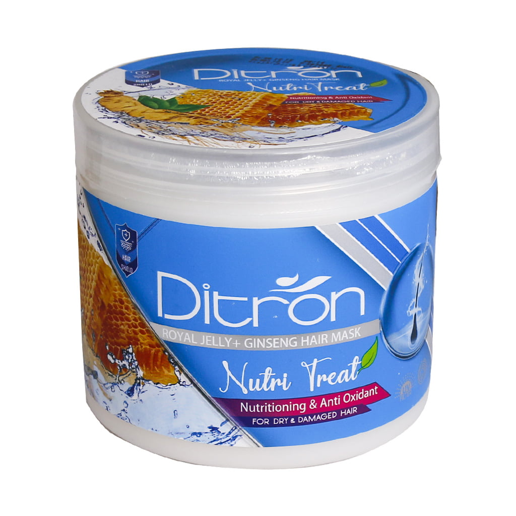 ماسک موی با آبکشی حاوی رویال ژلی و عصاره جینسینگ دیترون 400 میل
