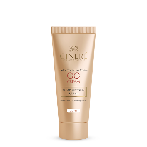 کرم پودر روشن کننده CC کرم spf 40 رنگ روشن سینره 40 میل