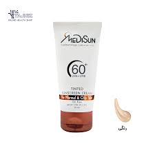 ضدافتاب مدیسان spf60رنگی مخصوص پوست چرب