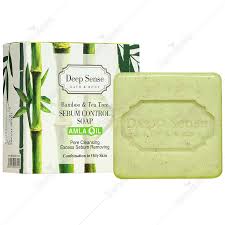 صابون بامبو ودرخت چای مناسب پوست چرب دیپ سنس