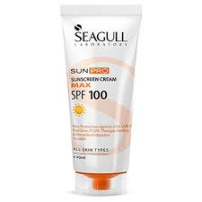 ضدآفتاب spf100 بی رنگ سی گل