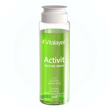 ژل پاک کننده پوست چربactivitویتالیر