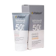 کرم ضد آفتاب ضد لک نچرال وایت ویت ویتالیر SPF50